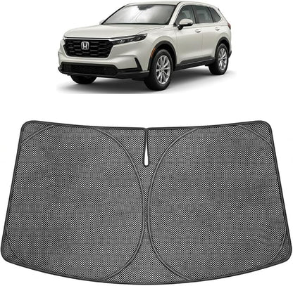 Proadsy Windshield Sun Shade Custom Fit Honda Prologue 2024-2026 Ice Crystal Black Front Window Sunshade UV and Heat Blocker Foldable Visor Keeps Car Cooler for Summer Parking and Daily Use