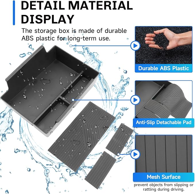 SXCY for 2026 Nissan Sentra Center Console Organizer Tray for 2026 Nissan Sentra Accessories Center Console Tray 2026 Sentra Armrest Console Organizer Tray