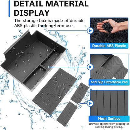 SXCY for 2026 Nissan Sentra Center Console Organizer Tray for 2026 Nissan Sentra Accessories Center Console Tray 2026 Sentra Armrest Console Organizer Tray
