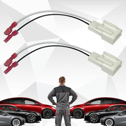 Car Door Speaker Harness Adapter Audio Bass Speaker Wiring Harness Stereo Plug Adapter Subwoofer Wire Modification Cable Conversion Accessories Plug and Play Compatible with Mitsubishi Subaru