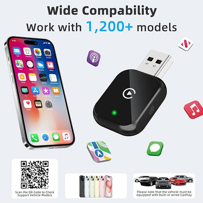 Wireless Carplay Adapter (Jet Black)