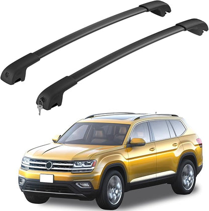 Lockbale 300lbs Roof Rack Cross Bars Fit for Volkswagen VW Atlas 2017-2026 (Not for Atlas Cross Sport), Heavy Duty Aluminum Roof Rails Crossbars Rooftop Cargo Bars Luggage Bike Kayak Racks