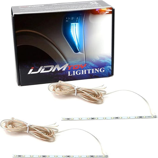iJDMTOY Aqua Ice Blue LED Background Illumination Lighting Kit Compatible with 2021-up Ford F150 Side Fender Emblem