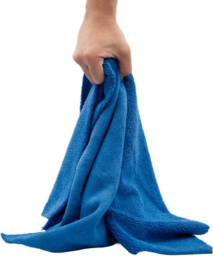 Jobber 350: Microfiber Towels for Cars 16x16, 350 GSM, 70/30 Korean Blend, Paint Safe Detailing Towels for Interior, Exterior Surfaces, Lint-Free Cleaning Cloths for Auto - 10 Pack