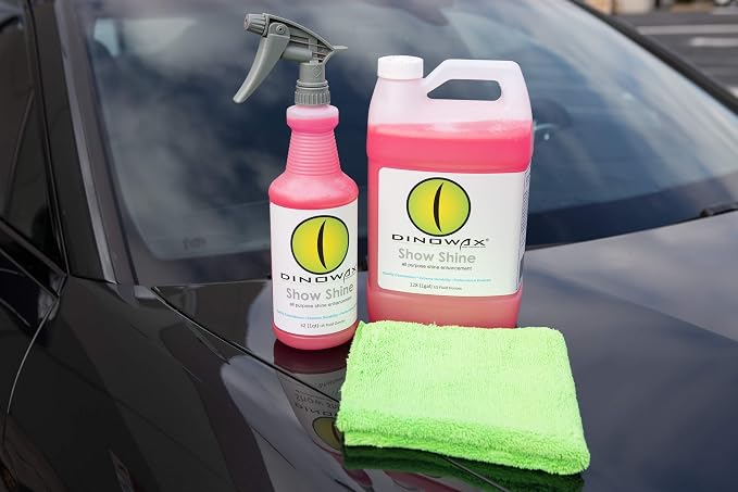 Show Shine, All Purpose Shine Enhancement, Car Wash Detail Spray, Car Detailer Spray, Car Detailing Supplies, Strawberry Shortcake Scent, Clean Collection, 640 oz