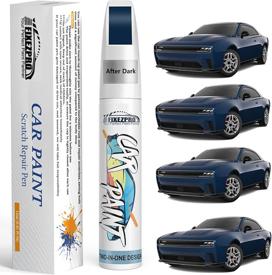 After Dark(PPS/LPS) Touch Up Paint for Dodge, Exact Color Match Car Paint Scratch Repair Remover Pen Kit Fix Vehicle Chips and Automotive Nicks Scuff