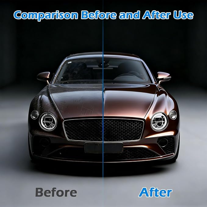 500ML Car Coating Spray-Quick Effect Coating Agent for Most Vehicle Finishes - Helps Refresh Exterior Gloss & Reduce Surface Buildup for Long-Lasting Polish Spray Wash