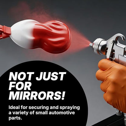 Lauco Paint-N-Stick Side View Mirror Paint Stand Holder with Clamp, ﻿Autobody Repair ﻿Paint Plier with Holder Set PPH0216