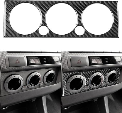 NVCNX Real Premium Carbon Fiber for Toyota 2nd Gen Tacoma Accessories 2005-2015 2006 2007 2008 2009 2010 2011 2012 2013 2014 Car Dash AC Climate Control Panel Cover Interior Trim Sticker Decal 1PC