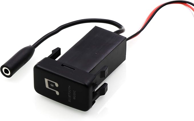 Timloon Car Bluetooth Music Adapter Module Panel Installation AUX Output Use for Toyota Hilux VIGO,Coaster,Corolla ex,Yaris,Reiz