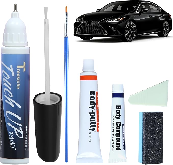 212 Obsidian Touch Up Paint for Lexus Match, Car Paint Scratch Repair kit, 2 in 1 Scratch Remover Pen with Color-Matched Rapid Drying of Paint Coating