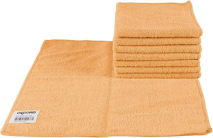 OxGord Microfiber Cleaning Cloth - 32 Pack of Thick, Lint-Free Soft Towels Best for Car Wash, Home Multi-Use, Kitchen Counter & Eye-Glasses Etc. Re-Washable Micro Fiber Rags Household Cleaner Supplies