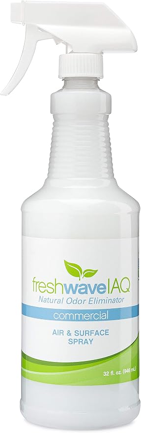 Fresh Wave IAQ Commercial Odor Eliminating Air & Surface Spray with Trigger, 32 Fl. Oz. | Safer Odor Relief | Natural Plant-Based Odor Eliminator | Odor Absorber for Home or Commercial Areas