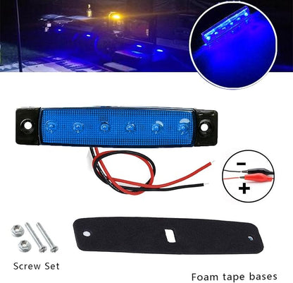 10 Pcs Blue LED Rock Strip Lights,Wheel Well Underglow Lighting Kits,Car Rock Lights Exterior Side Marker Lights for Wrangler Truck Golf Cart RV RV SUV Offroad