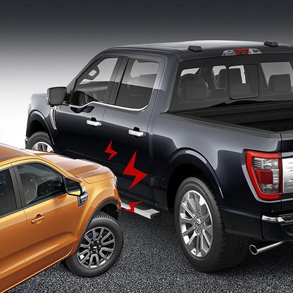 COMNOVA 6.5 Inch Running Boards Compatible with 2009-2018 Dodge Ram 1500 Quad Cab(Incl. 19-24 Classic Model) & 2010-2024 Ram 2500 3500 Quad Cab. Side Steps Rock Sliders Nerf Bars Stainless Steel.