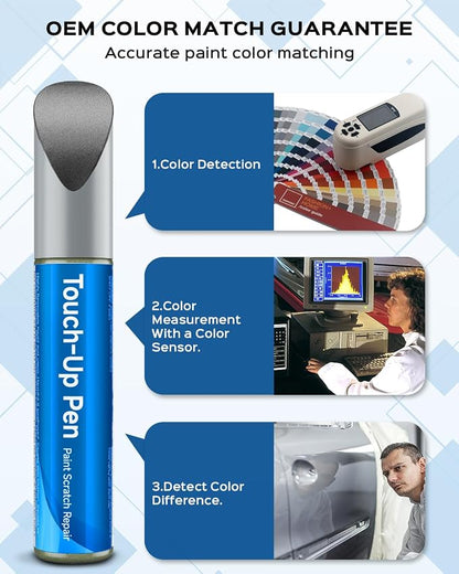 Mineral Grey(B39) for BMW Car Touch Up Paint Kit,Exact Match Car Scratch Repair Touch Up Paint Kit(Mineral Grey Metallic for X2/2 Series Tourer)