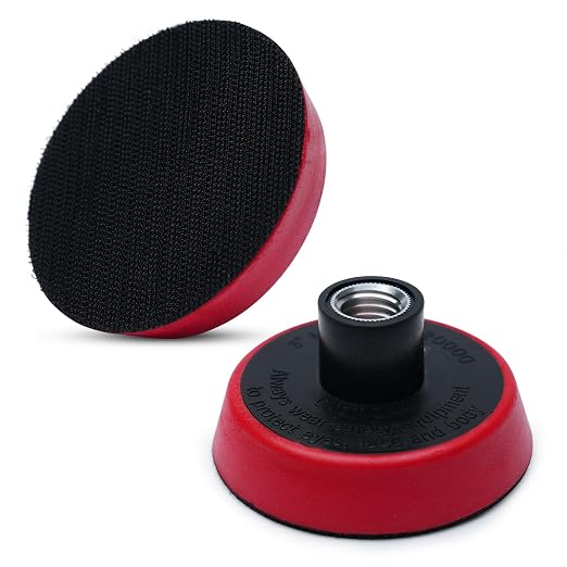 S.M. Arnold Professional 3-Inch Micro Hook Backing Plate - Durable, Versatile for Buffing, Polishing, Sanding | Compatible with Rotary Machines | Ideal for Automotive & Industrial Applications