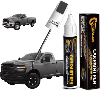 Granite(PAU/LAU) Car Touch Up Paint for Dodge, Color Accurate Car Paint Scratch Repair Pen Kit Quick & Easy Fix Vehicle Chips and Automotive Nicks Scuff