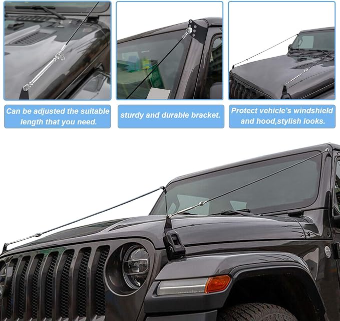 Limb Risers Kit Compatible with for Jeep Wrangler TJ 1997-2006 Limb Riser Through the Jungle Protector Obstacle Eliminate Rope