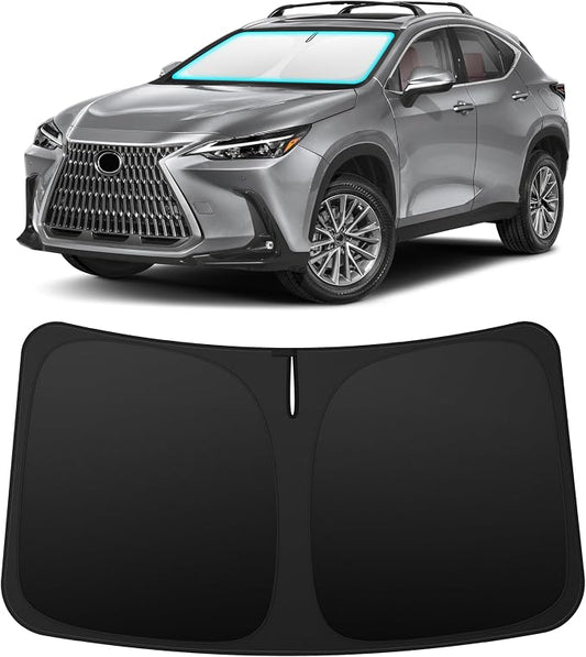 INSAUTO Custom Fit Windshield Sun Shade Accessories for Lexus NX 2022-2026, Foldable Front Window Sunshade, UV & Heat Reflector, Keeps Interior Cool, Includes Storage Bag