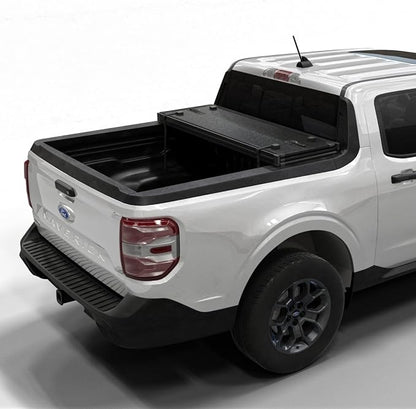 Toptiny Hard Folding Truck Bed Tonneau Cover|HTF037|Fits 2022-2026 Ford Maverick 4' 6" Bed (54.4")