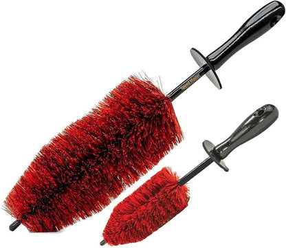 Speed Master Wheel Brush (Combo Brushes) | Memory Foam Bristles | Safe on All Wheel Types | Clean Your Wheels with Ease!