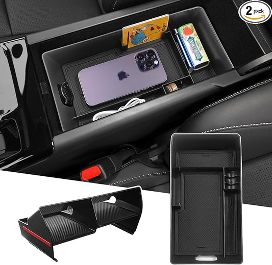 CKE Compatible with Toyota Camry 2025 2026 Accessories Car Interior Center Console Box Armrest Organizer Armrest Storage Box Insert for 9th Gen Camry LE SE XLE XSE