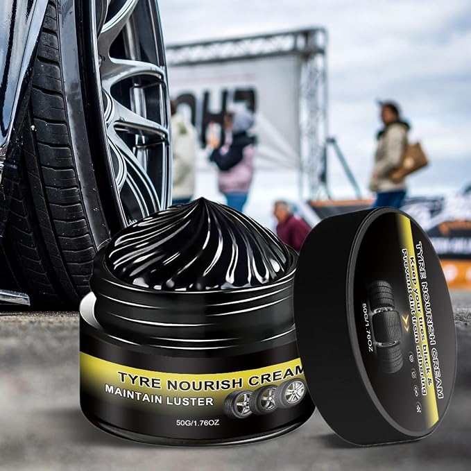Tire Coating Paste | 50g Wheel Dressing Cream,Wheel Refurbish Paste,for SUV Automotive Truck Motorcycle Sedan Commuting Offroad Garage