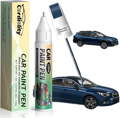 SAL Abyss Blue Pearl Touch Up Paint for Subaru, Color Accurate Car Paint Scratch Repair Pen, Quick & Easy Fix Automotive Chips and Nicks