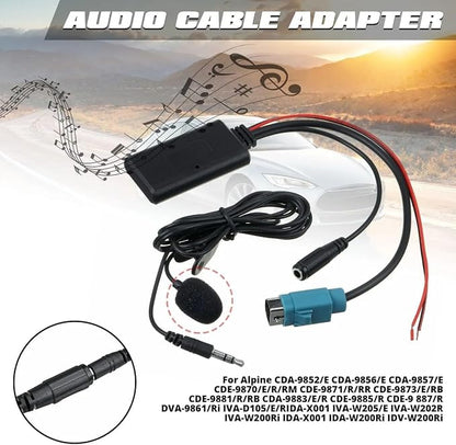 YUYUE Car Radio KCE-236B 9870 9872 Stereo Bluetooth Adapter AUX-in Audio Adapter for Alpine KCE-236B