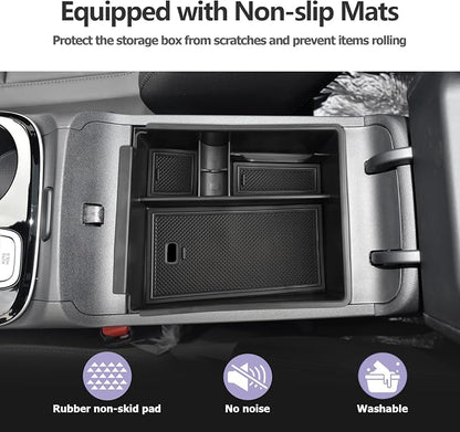 Center Console Organizer Compatible with 2025 2026 Hyundai Tucson SEL/SE Armrest Storage Box Armrest Console Organizer 2025 Tucson Accessories (ONLY FOR TUCSON SEL/SE/XRT,NOT FOR PHEV&Limited&N-Line)