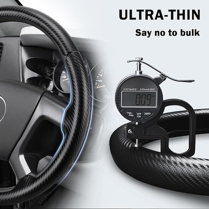Steering Wheel Cover for Chevy Silverado 1500 GMC Sierra 1500 2007-2013/2500 3500 Chevrolet Tahoe Suburban Yukon (Yukon XL) 2007-2014/ Traverse 2009-2017/ GMC Sierra 2500HD 3500HD 2008-2014