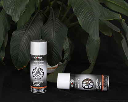 Premium Metallic Wheel Paint Gloss Silver- Brilliant Finish, High Durability, Fade-resistant, Quick Drying Rim Coating.