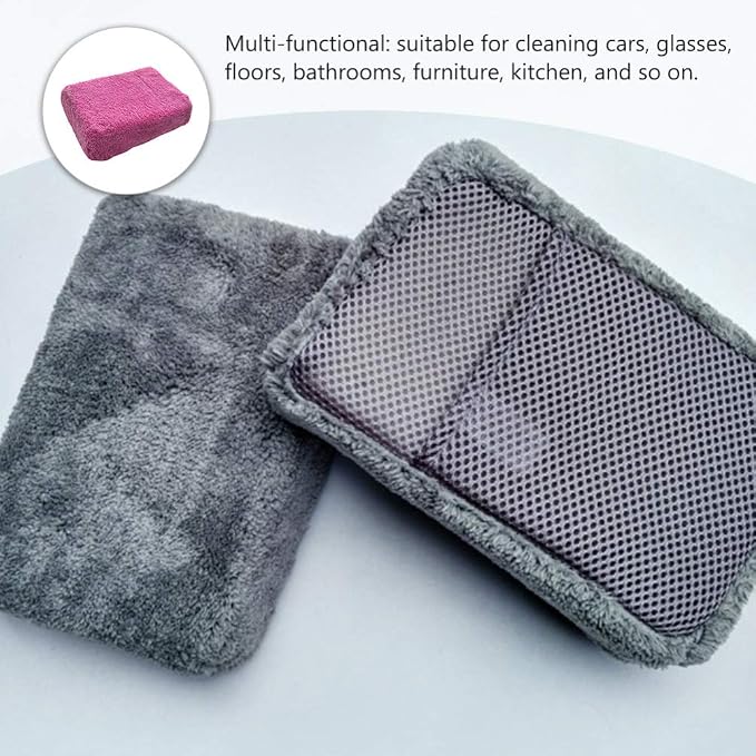 2pcs Absorbent Car Wash Sponge High Density Cleaning Glove for Car Care and Easy to Handle Auto Wash Supplies Selection
