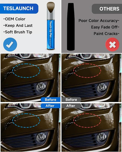 GWX/WA105V Terra Mocha Metallic Touch Up Paint Compatible with Chevrolet GMC Buick Cadillac Exact Match Touch Up Paint Car Scratch Repair