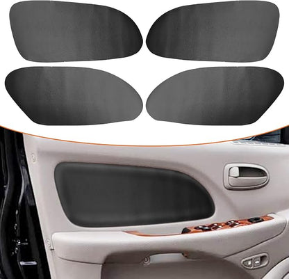 RUIANTE 4pcs Door Panel Cover Trim Replacement Compatible for Sonata 2004-2008 Car Interior Accessories (Black)