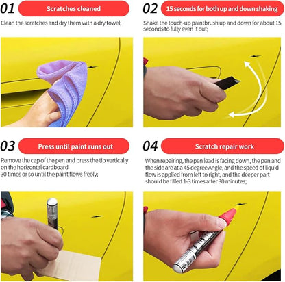 Carhoo C5H Zesty Yellow Compatible with MINI Cooper Exact Match Touch Up Paint Pen