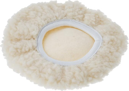 WEN 7A345 7-Inch Synthetic Wool Polishing Bonnets, Two Pack