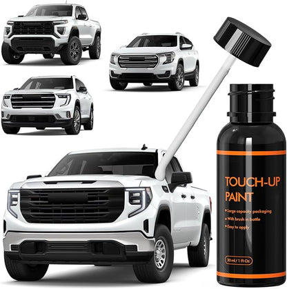 GAZ/WA8624/50 Summit/Olympic/Interstellar White Touch Up Paint Compatible With GMC, Car Paint Scratch Repair Kit, Automotive Paints Scratch Repair for Sierra/Terrain/Yukon/Acadia/Canyon/Savana