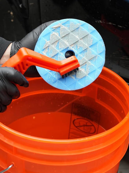 Polishing Pads, 5Pc 5 Inch 125mm Orbital Buffer Polisher Pads and 1Pc Microfiber Buffing Pads, Foam Polish Pad for Compounding, Polishing and Waxing, for 5''/125mm Backing Plate Car Polisher -TPP5MIX