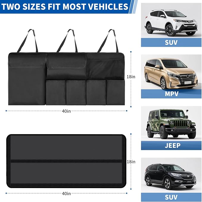 Car Trunk Organizer Backseat Hanging Organizer with Storage Pockets for Subaru Crosstrek, Forester, Outback, Ascent 2000-2024 2025 Car Accessories