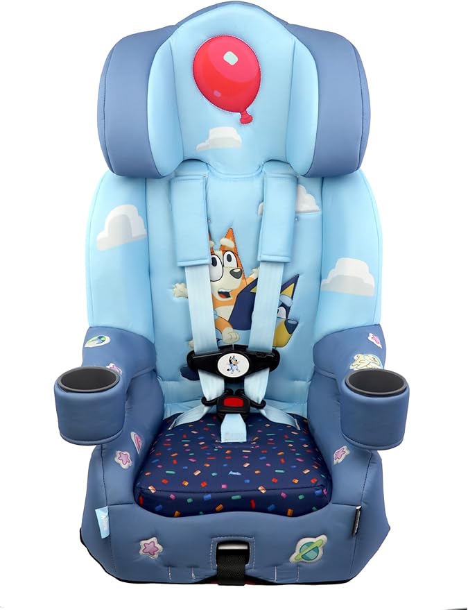 KidsEmbrace 2-in-1 Car Seat | Forward-Facing Harness (26.5–65 lbs) & Booster Mode (40–100 lbs) | Latch | Premium Fit with Multi-Position Headrest, Harness & Recline