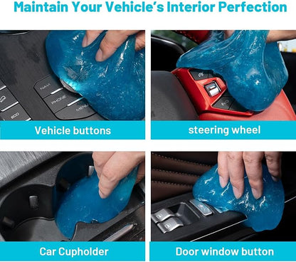 WildAuto Car Cleaning Gel for Car Detailing Cleaning Car Cleaning Putty Universal Car Cleaning Tools Car Slime Cleaner Dust Cleaning Gel Car Accessories Keyboard Cleaner Supplies