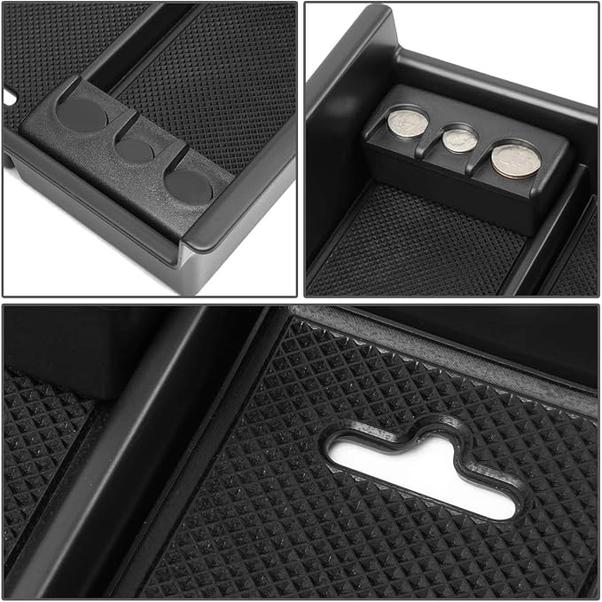 DNA MOTORING Center Console Organizer Tray Compatible with 10-18 4Runner, Armrest Storage Box, ZTL-Y-0021