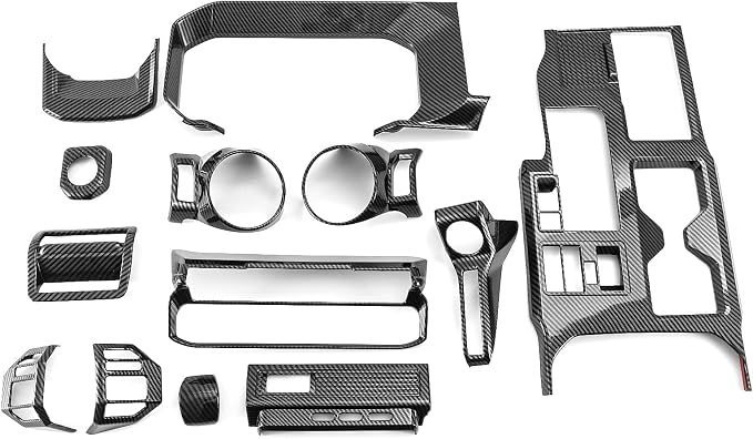 Interior Trim for for Toyota Land Cruiser 2024 2025 2026 Carbon Fiber Gear Shift Panel Cover Kit