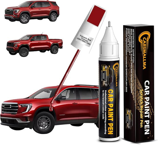 Volcanic Red Tintcoat(GNT/WA170H) Car Touch Up Paint for GMC, Color Accurate Car Paint Scratch Repair Pen Kit Quick & Easy Fix Vehicle Chips and Automotive Nicks Scuff