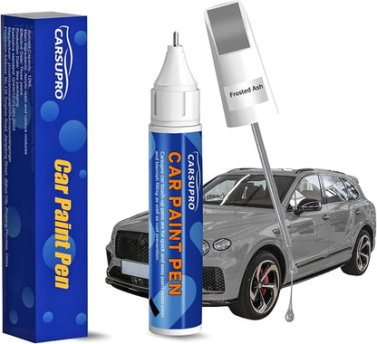 Grey Touch Up Paint for Cars, Auto Gray Car Paint Touch Up Pen, Two-In-One Car Scratch Repair Pen, Quick & Easy Solution to Repair Minor Automotive Scratches Touch Up Paint Pen(Frosted Ash)