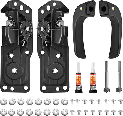 Interior Door Handles Left Right Front Rear Side Replaces 20833606 20833602 | Compatible with 2007-2013 Chevy Silverado Tahoe Suburban Avalanche GMC Sierra Yukon 1500 2500 3500 HD