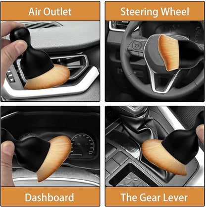 Car Interior Cleaning Mini Brush – Small AC Vent Cleaner Scratch Free Duster for Cleaning, PC, Laptop, Keyboard Mini Dust Cover Tool Cover, Brush, Brushes, Auto Soft Bristles Dusting