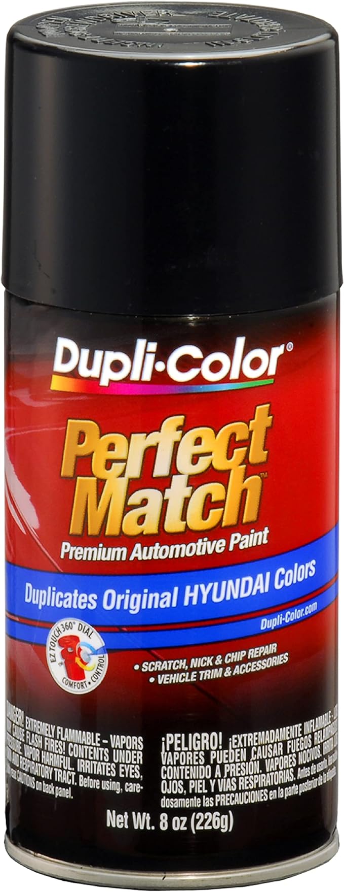 Dupli-Color EBHY18037 Ebony Black for Hyundai Perfect Match Automotive Paint - 8 oz. Aerosol